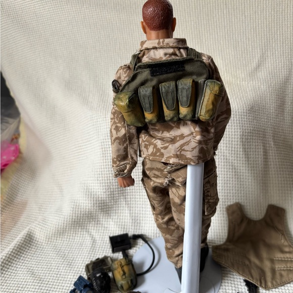 GI Joe 12” doll clothes jacket action military weapons gear 21st century